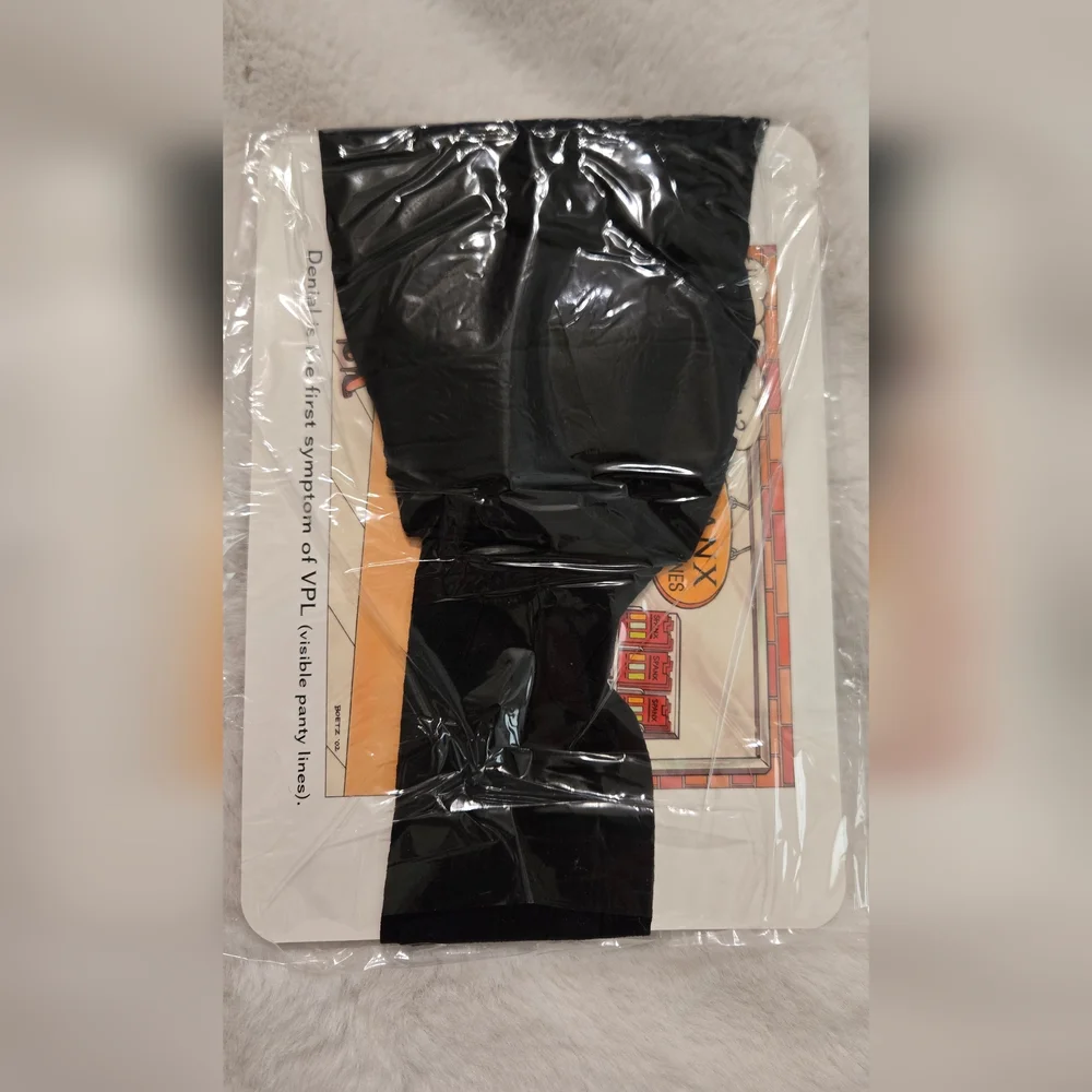 Spanx Sara Blakely Footless Bodyshaping Pantyhose Control Top Black Size B New